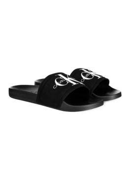 Flip flops Calvin Klein Slide Monogram Preto Homem