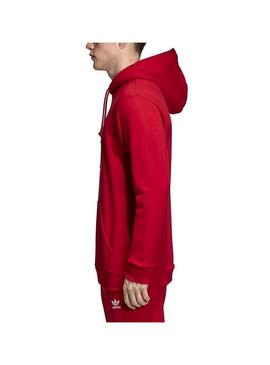 Sweat Adidas Trefoil Hoodie Vermelho para Homem
