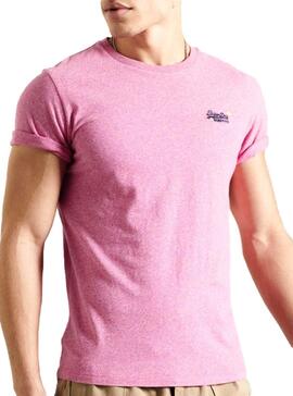 T-Shirt Superdry Ol Vintage Rosa para Homem