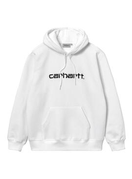 Sweat Carhartt Hooded Sweat Branco Homem