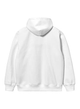 Sweat Carhartt Hooded Sweat Branco Homem