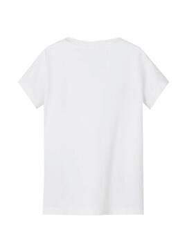 T-Shirt Name It Fefa Branco para Menina