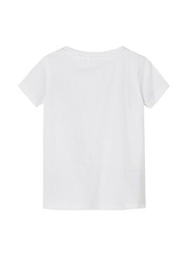 T-Shirt Name It Hafun Branco para Menina
