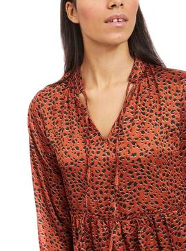 Vestido Vila Viramdi Tullan Vermelho para Mulher