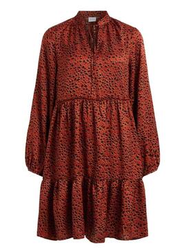 Vestido Vila Viramdi Tullan Vermelho para Mulher