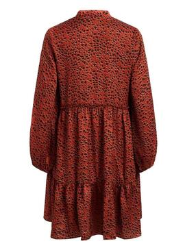 Vestido Vila Viramdi Tullan Vermelho para Mulher