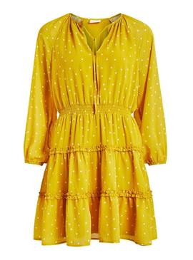 Vestido Vila Vidotties Amarelo para Mulher