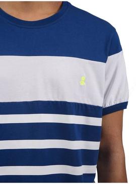 T-Shirt El Pulpo Sailor Azul para Homem