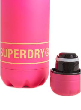 Garrafa de água Superdry Passenger Pink para Mulher