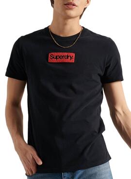 T-Shirt Superdry Workwear Preto para Homem