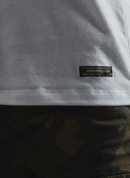 T-Shirt Superdry Military Branco para Mulher