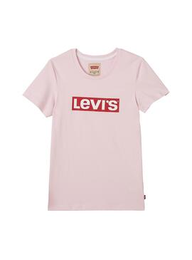 T-Shirt Levis Rosa Menino