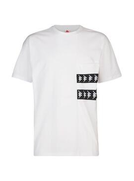T-Shirt Kappa Agree Branco para Homem