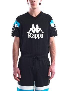T-Shirt Kappa Edwin Preto para Homem
