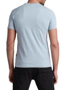 T-Shirt G-Star Raw Compact Azul para Homem