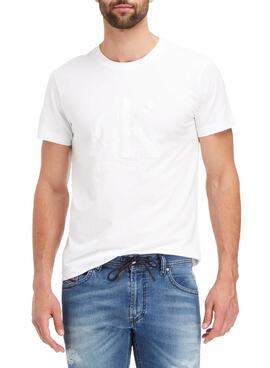 T-Shirt Calvin Klein Monogram Branco para Homem