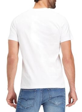 T-Shirt Calvin Klein Monogram Branco para Homem