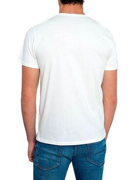T-Shirt Pepe Jeans Matt Branco para Homem