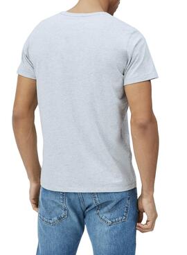 T-Shirt Pepe Jeans Mig Cinza para Homem
