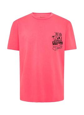 T-Shirt Pepe Jeans Mika Rosa para Mulher