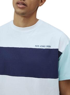 T-Shirt Pepe Jeans Morgan Branco para Homem
