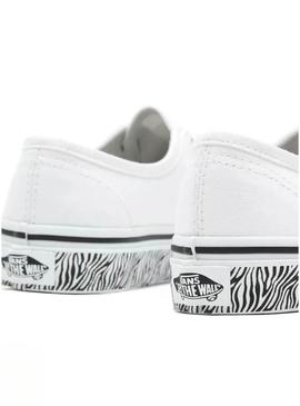 Sapatilhas Vans Authentic Branco Zebra para Menina