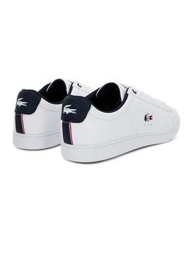 Sapato Lacoste Carnaby Evo 119 para homem branco