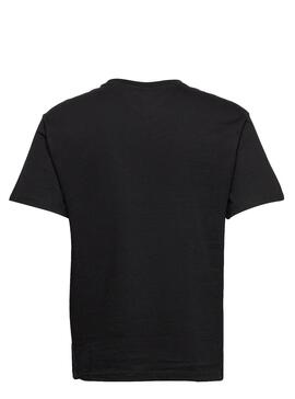 T-Shirt Tommy Jeans Gel Linear Preto para Homem