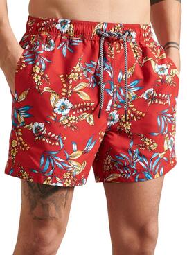 Swimsuit Superdry Super Beach Volley Vermelho Homem