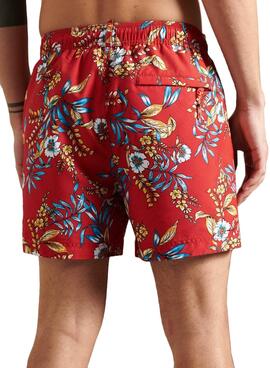 Swimsuit Superdry Super Beach Volley Vermelho Homem