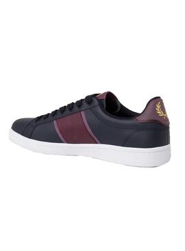 Sapatilhas Fred Perry B721 Azul Marinho para Homem