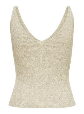 T-Shirt Only Lina Beige para Mulher