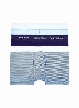 Cuecas Calvin Klein Low Rise Azul Homem