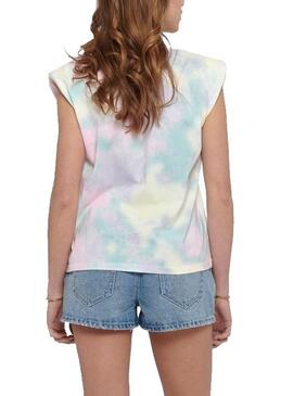 T-Shirt Only Amy Padded Multicolor para Mulher