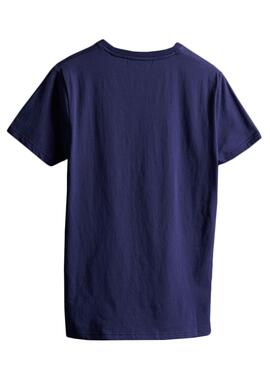 T-Shirt Superdry Unit Tee Azul Marinho para Homem