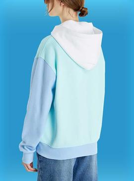 Sweat Tommy Jeans Pastel Color Block para Mulher