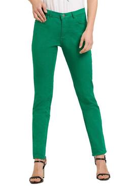 Naf Naf Skinny Pants Pockets Verde Mulher