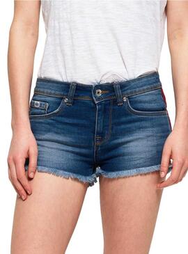 Shorts Superdry Denim Hot Mulher