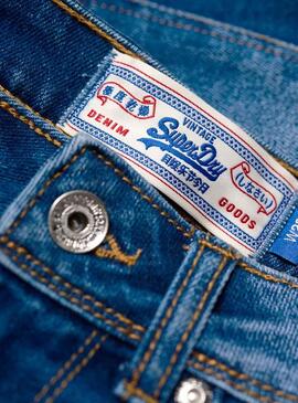 Shorts Superdry Denim Hot Mulher