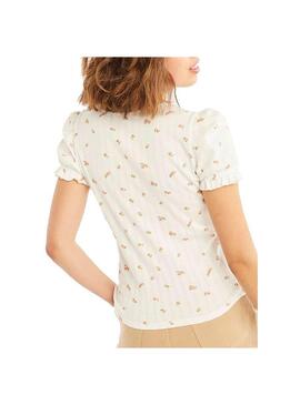 T-Shirt Naf Naf Printed Branco para Mulher
