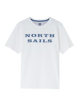 T-Shirt North Sails Logo Camisola Branco Homem