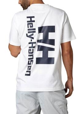 T-Shirt Helly Hansen Logo YO20 Branco para Homem