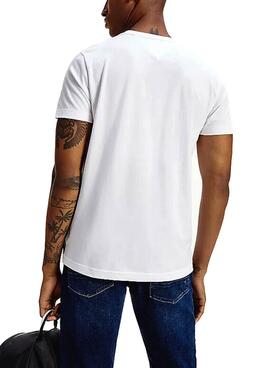 T-Shirt Tommy Hilfiger Logo Box Branco Homem