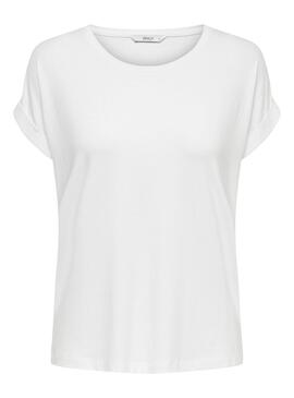 T-Shirt Only Moster Branco para Mulher