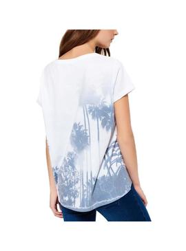 T-Shirt Superdry Miami Branco para Mulher