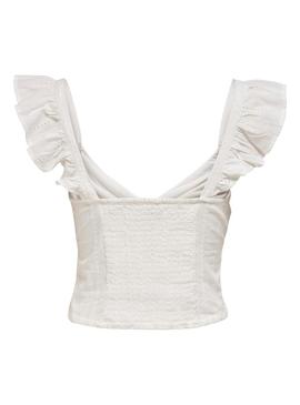 Top Only Maria Strap Branco para Mulher